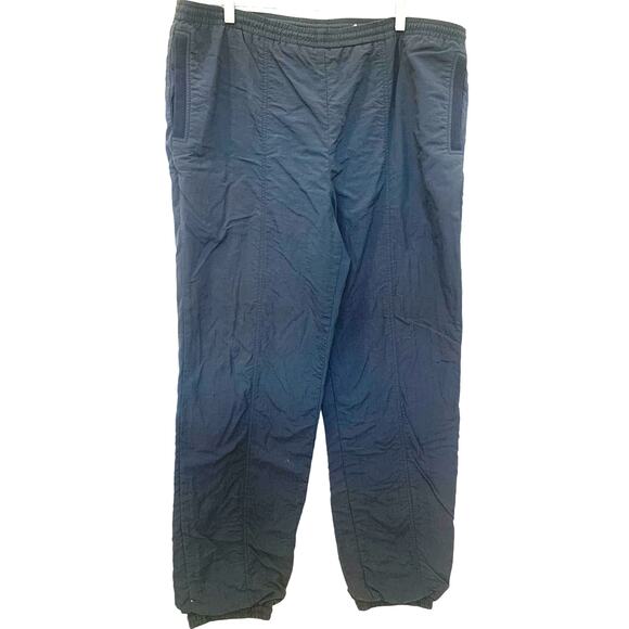 Vintage Christian Dior Monsieur Track Pants Large Blue Windbreaker Nylon Lined - Picture 1 of 11